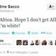 Illustration for article titled PR Exec Justine Sacco Sends Racist Tweet About Getting AIDS in Africa
